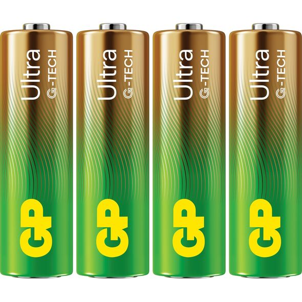 GP Recyko Bateria alkaliczna AA / LR6 GP Ultra Alkaline G-TECH - 4 sztuki 13241903 4891199217357