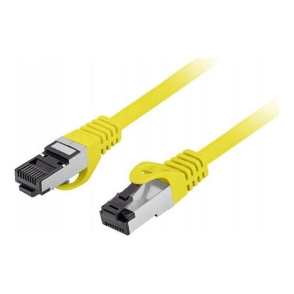 Lanberg Patchcord Lanberg S/FTP kat.8.1 1,5m LSZH CU fluke passed żółty 13242604 5901969440461