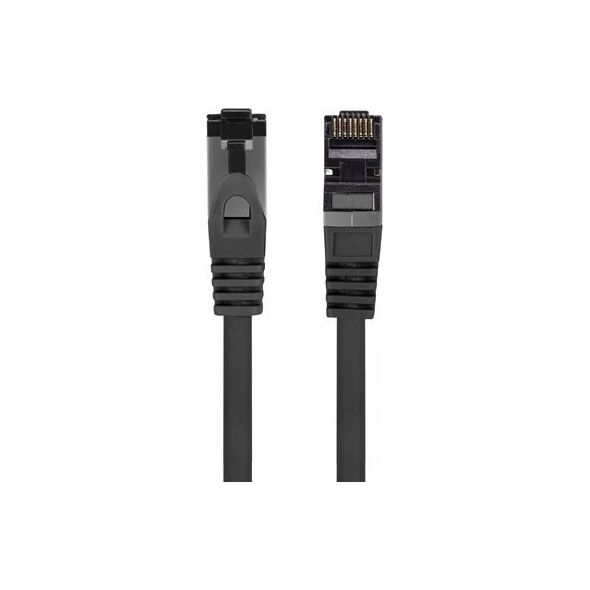 Lanberg Patchcord Lanberg S/FTP kat.8.1 3m LSZH CU fluke passed czarny 13242609 5901969440621