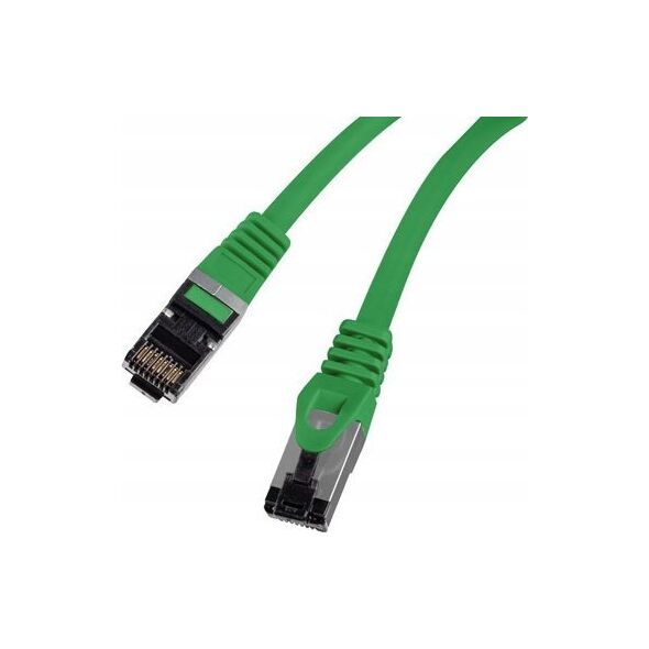 Lanberg Patchcord Lanberg S/FTP kat.8.1 1m LSZH CU fluke passed zielony 13242617 5901969440522
