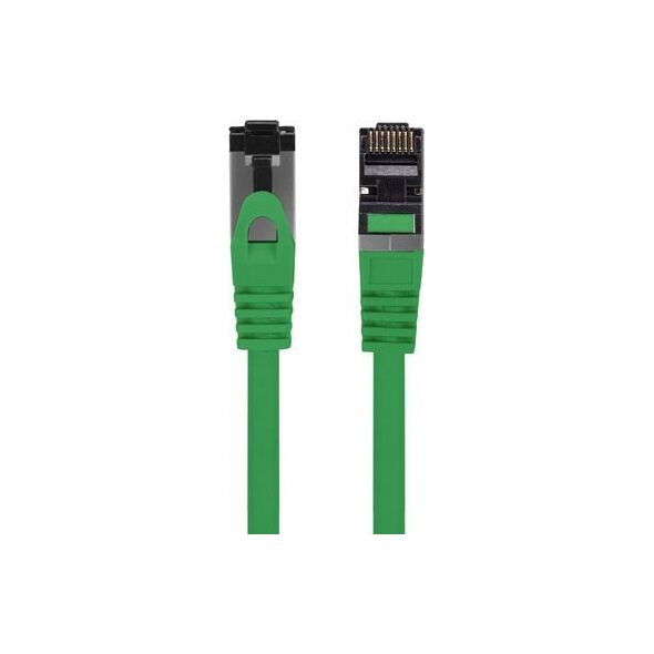 Lanberg Patchcord Lanberg S/FTP kat.8.1 1m LSZH CU fluke passed zielony 13242617 5901969440522