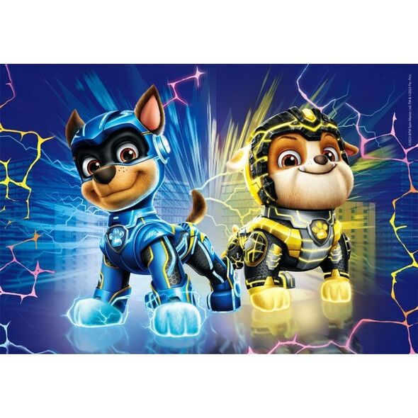 Clementoni Puzzle 2 x 20 elementów Super Kolor Psi Patrol The Mighty Movie 13244884 8005125248056