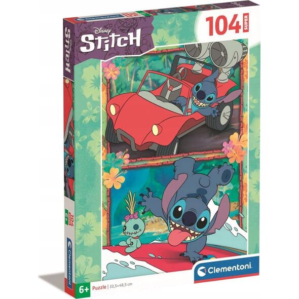 Clementoni Puzzle 104 elementy Super Kolot Stitch 13244890 8005125275717