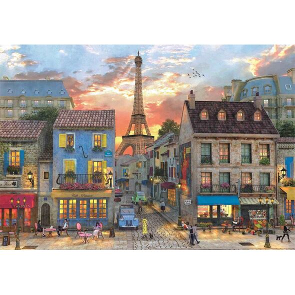 Clementoni Puzzle 1000 elementów Ulica Paryża 13244922 8005125398201