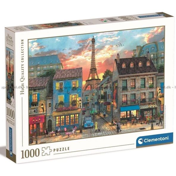 Clementoni Puzzle 1000 elementów Ulica Paryża 13244922 8005125398201