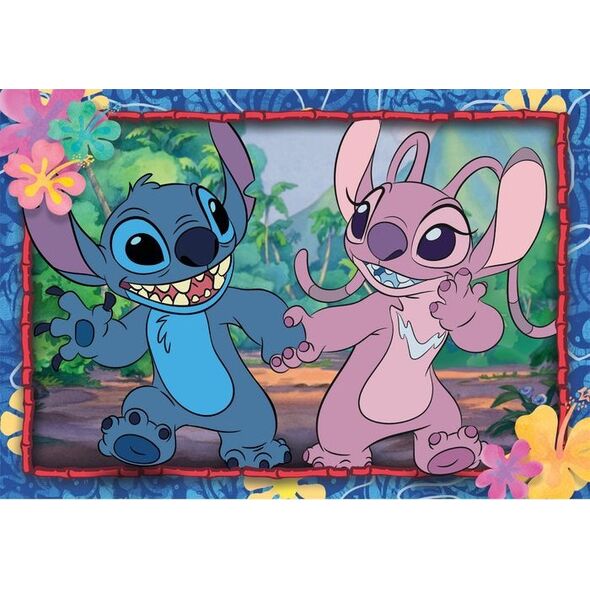Clementoni Puzzle 2x20 elementów Super Kolor Stitch 13244930 8005125248094