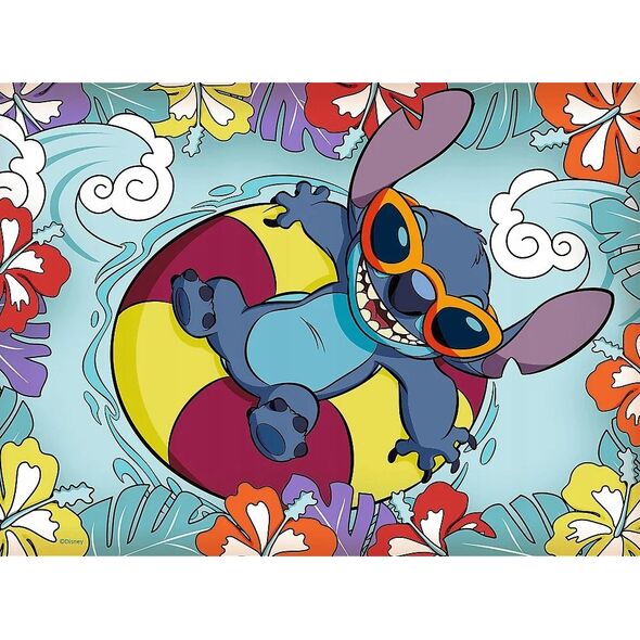 Trefl Puzzle 30 elementów Lilo i Stitch na wakacjach 13246015 5900511183054