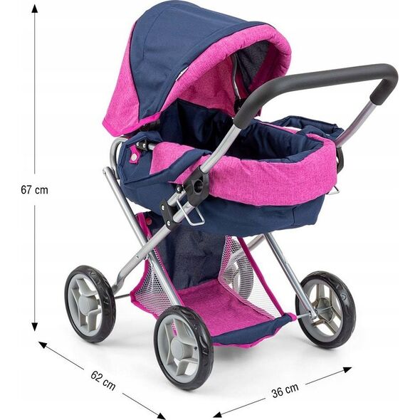 Milly Mally Wózek dla lalek Alice Prestige Navy 13246475 5901761128406