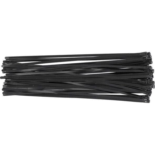 Organizer Yato YATO OPASKA PLASTIKOWA SAMOZACISKOWA CZARNA 7,6*450 /50szt 13246490 5906083105715