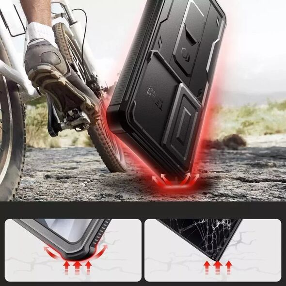 4kom.pl Etui obudowa Kevlar Cam+ do Samsung Galaxy S24 Ultra Black 13247381 5906203690824
