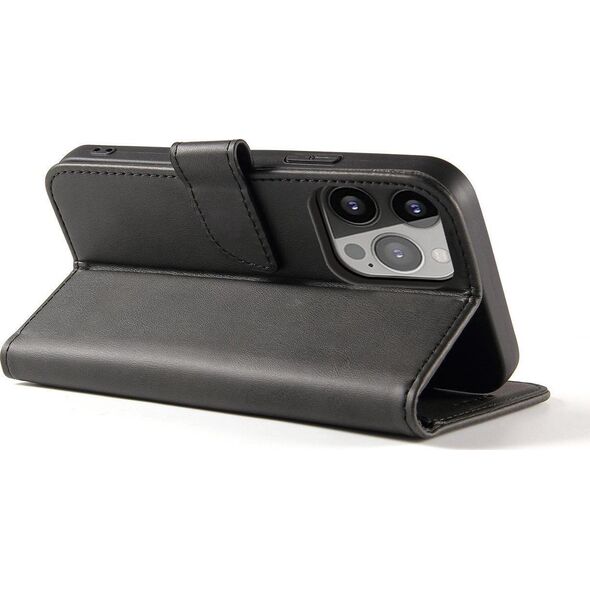 Hurtel Etui z klapką i portfelem Magnet Case do Tecno Pop 7 - czarne 13248063 9145576282977