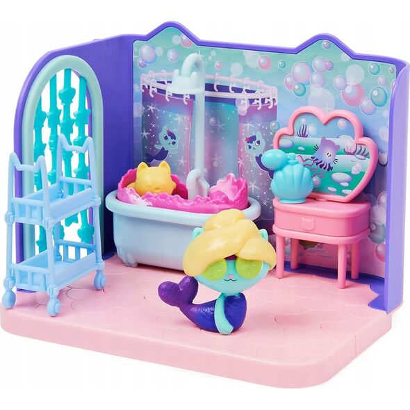 Spin Master Spin Master Gabbys Dollhouse Deluxe Room Bathroom, Fig. (with a seakill figure) 13248509 778988374108