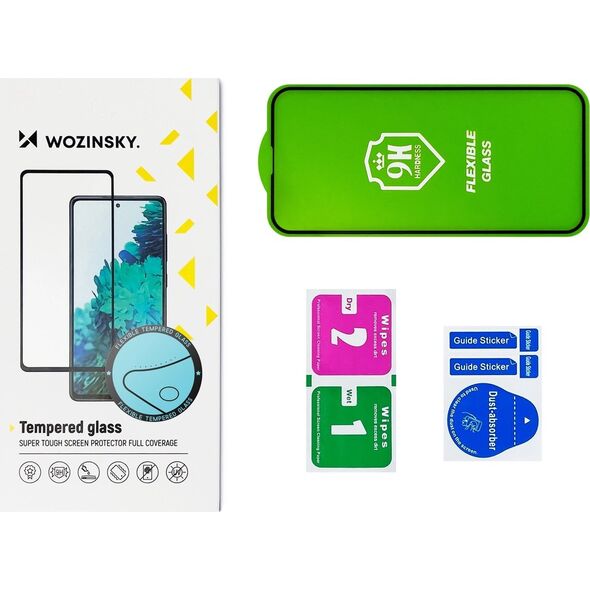 Hurtel Full Cover Flexi Nano folia szklana szkło hartowane z ramką Moto G60s 13249691 9145576232361