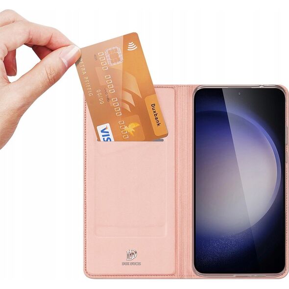 Dux Ducis Etui Dux Ducis Skin Pro do Samsung S24+ z klapką - różowe 13249826 6934913021583