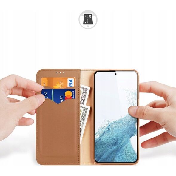 Dux Ducis Etui Dux Ducis Hivo z klapką i blokadą RFID do Samsung Galaxy S24 Ultra - brązowe 13249850 6934913021859