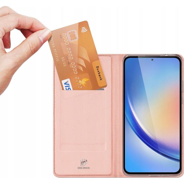 Dux Ducis Etui Dux Ducis Skin Pro do Samsung A35 5G z klapką - różowe 13249856 6934913020616