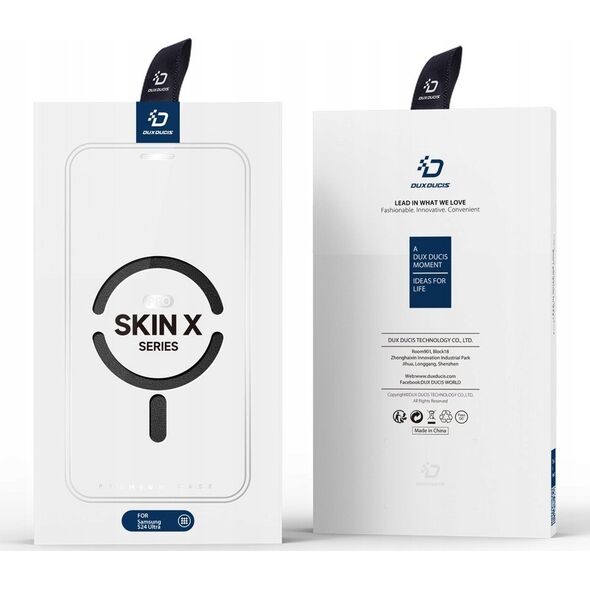 Dux Ducis Etui Dux Ducis Skin X Pro do Samsung S24 Ultra z magnetycznym ringiem i klapką - czarne 13249881 6934913021682