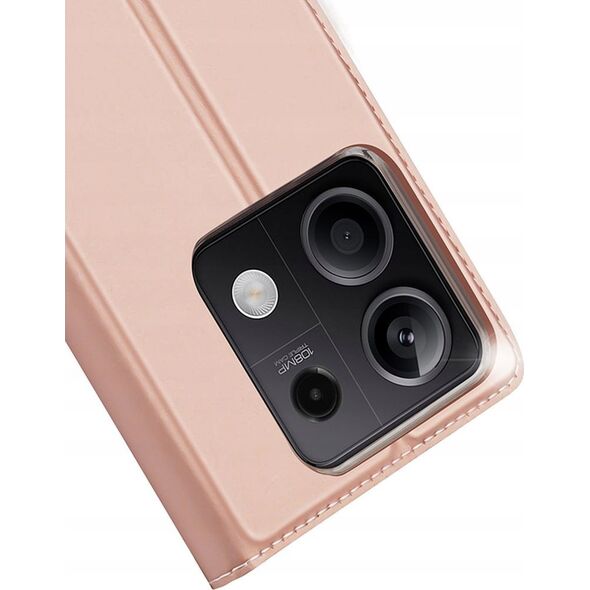 Dux Ducis Etui Dux Ducis Skin Pro z klapką i miejscem na kartę na Xiaomi Redmi Note 13 5G - różowe 13249918 6934913009123