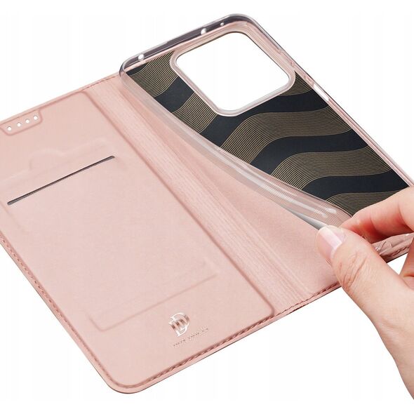 Dux Ducis Etui Dux Ducis Skin Pro z klapką i miejscem na kartę na Xiaomi Redmi Note 13 5G - różowe 13249918 6934913009123