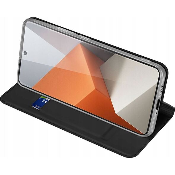 Dux Ducis Etui Dux Ducis Skin Pro z klapką i miejscem na kartę na Xiaomi Redmi Note 13 Pro+ 5G - czarne 13249922 6934913009161