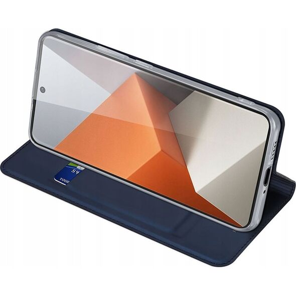 Dux Ducis Etui Dux Ducis Skin Pro z klapką i miejscem na kartę na Xiaomi Redmi Note 13 Pro+ 5G - niebieskie 13249923 6934913009178