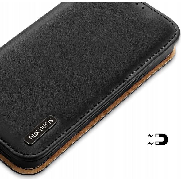Dux Ducis Etui z portfelem Dux Ducis Hivo z blokadą RFID do iPhone 15 Plus - czarne 13249942 6934913025505