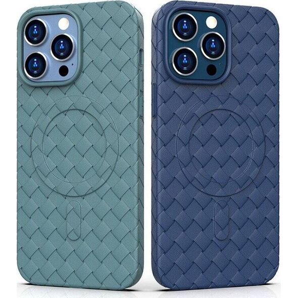 Hurtel Plecione etui MagSafe Woven Case do iPhone 15 Pro - fioletowe 13250086 9145576281338