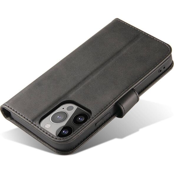 Hurtel Etui z klapką i portfelem Magnet Case do Samsung S23 FE - czarne 13250149 9145576282915