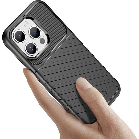 Hurtel Pancerne etui iPhone 15 Pro Thunder Case - czarne 13250417 9145576279533