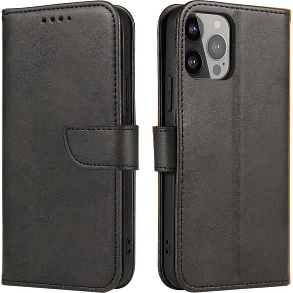 Hurtel Etui z klapką Magnet Case do Pixel 8 - czarne 13250518 9145576283417