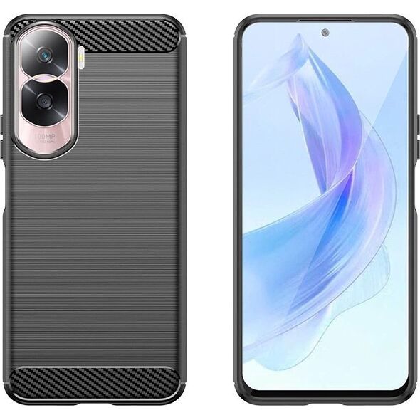 Hurtel Etui Carbon Case do Honor 90 Pro - czarne 13250973 9145576284704