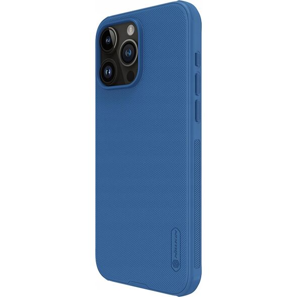 Nillkin Wzmocnione etui do iPhone 15 Pro Max Nillkin Super Frosted Shield Pro - niebieskie 13251451 6902048265660