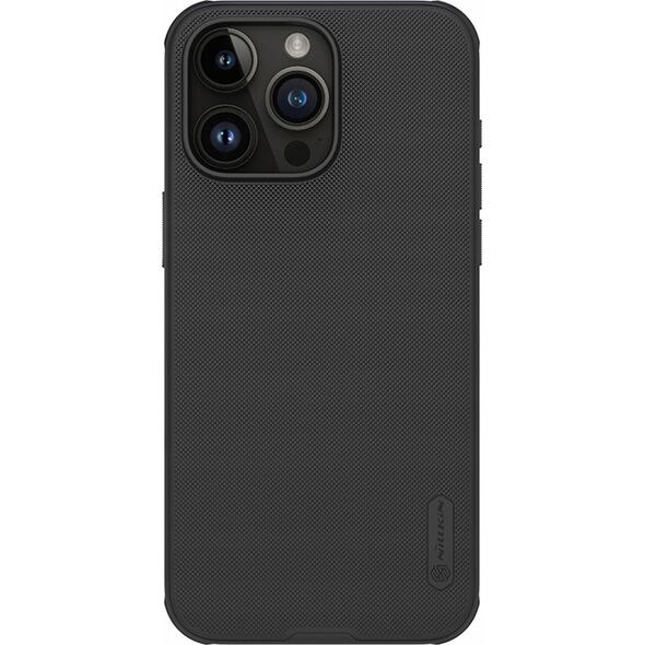 Nillkin Wzmocnione etui do iPhone 15 Pro Max Nillkin Super Frosted Shield Pro - czarne 13251456 6902048265653