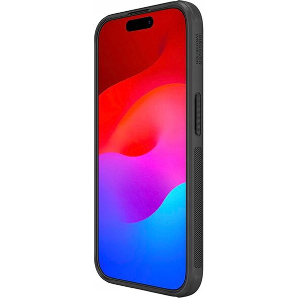 Nillkin Wzmocnione etui do iPhone 15 Pro Nillkin Super Frosted Shield Pro - czarne 13251471 6902048265578