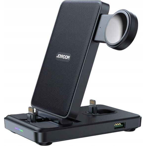 Ładowarka Joyroom Stacja ładująca 4w1 Joyroom JR-WQS02 iPhone AirPods Apple Watch składana - czarna 13252068 6956116772833