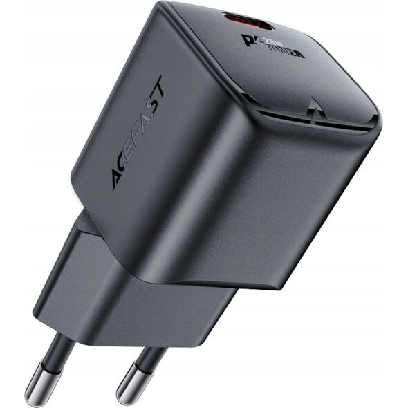 Ładowarka Acefast Ładowarka sieciowa Acefast A73 Mini PD 20W GaN USB-C - czarna 13252121 6974316282648