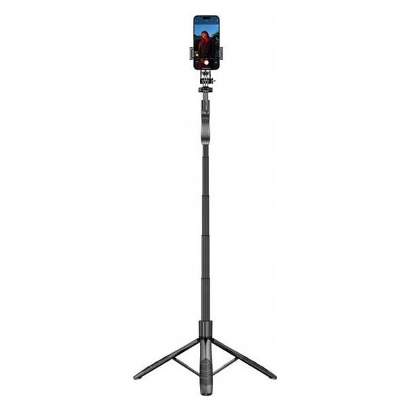Selfie stick Crong SelfieGo Ultra Aluminiowy selfie stick Bluetooth tripod (33-157,5cm) 13260028 5904310704588