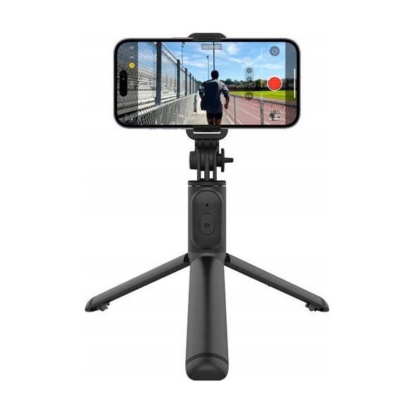 Selfie stick Crong SelfieGo Kompaktowy selfie stick Bluetooth tripod (20-101cm) 13260029 5904310704595