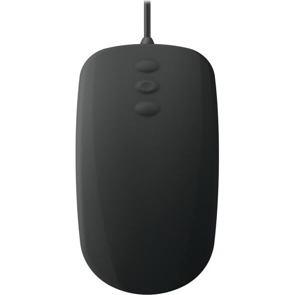 Mysz Cherry CHERRY Mouse AK-PMH3 Medical 3-Button Scroll corded sealed black IP68 kabelgebunden, 3-Button-Scroll-Steuerung, IP68 13260329 7061119126145
