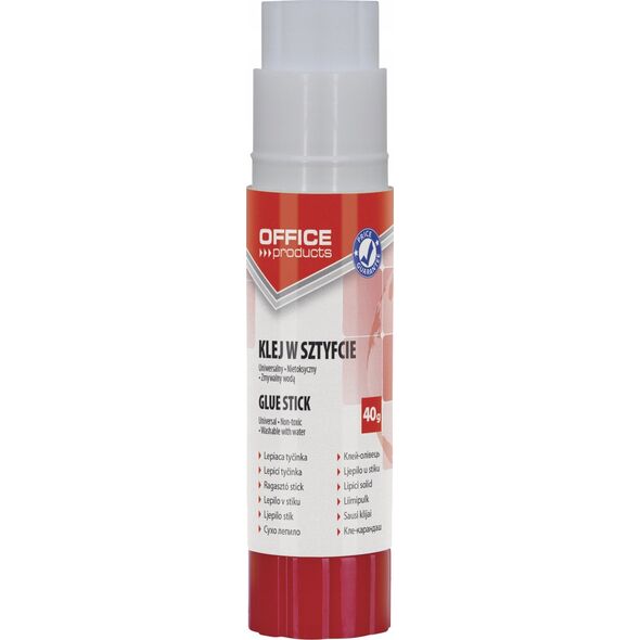 Office Products Klej w sztyfcie OFFICE PRODUCTS PVA 40g 12szt 13273982 5901503618981
