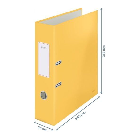 Segregator Leitz Segregator Leitz 180° Cosy Soft Touch A4/80mm żółty, ŻÓŁTY 13274180 4002432125203