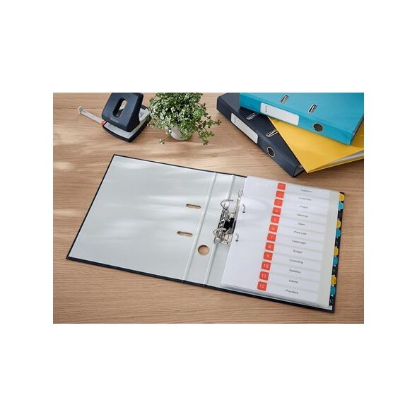Segregator Leitz Segregator Leitz 180° Cosy Soft Touch A4/50mm szary, SZARY 13274181 4002432125258