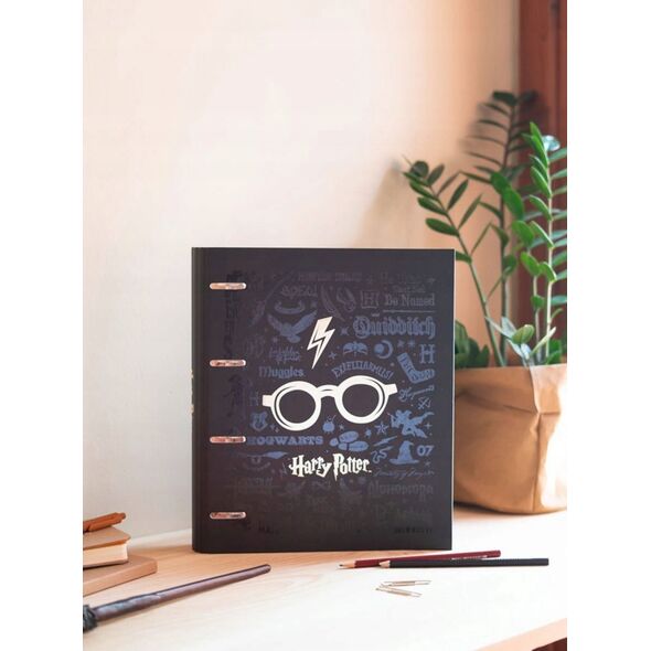 Segregator Harry Potter Harry Potter - Segregator A4 z kartkami (4 ringi, gumka) 13274196 8435497234584