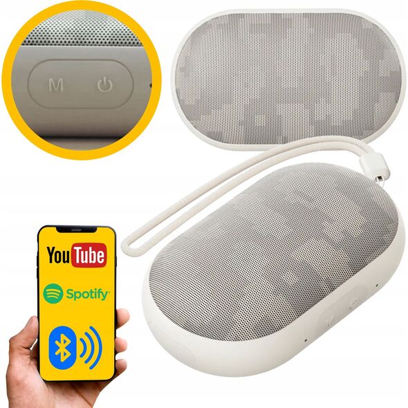 Głośnik Realme Realme Pocket Bluetooth Speaker Szary | Głośnik przenośny | Bluetooth 5.0, IPX5, USB-C 13274907 6941399040274