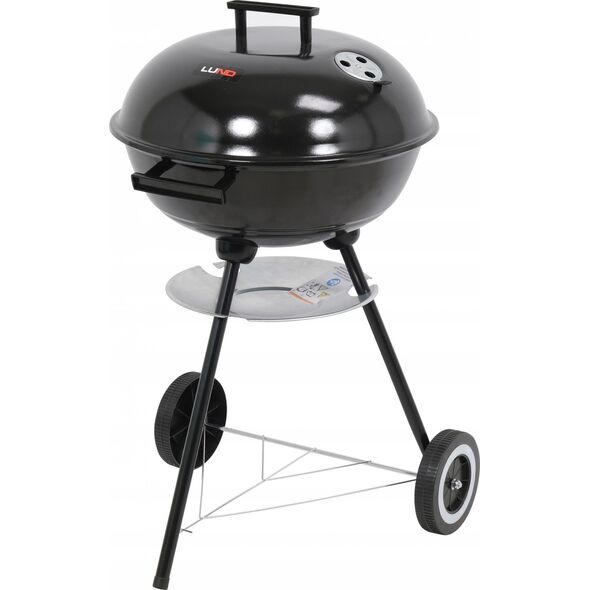 Lund GRILL WĘGLOWY OKRĄGŁY Z POKROWCEM, RUSZT 41CM (1 SZT) 13275195 5906083093258