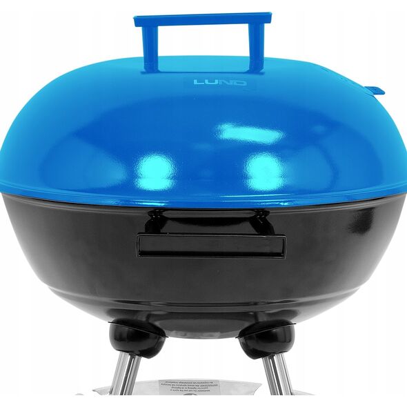 Lund GRILL WĘGLOWY OKRĄGŁY Z POKROWCEM, RUSZT 41CM (1 SZT) 13275195 5906083093258