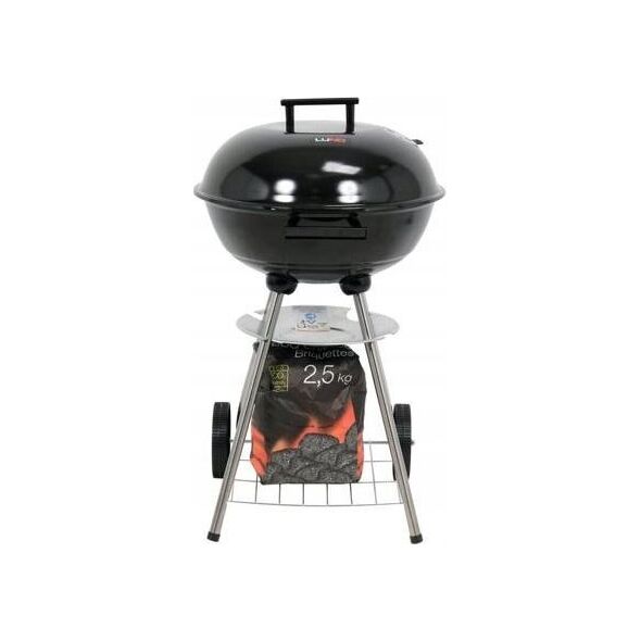 Lund GRILL WĘGLOWY OKRĄGŁY Z POKROWCEM, RUSZT 41CM (1 SZT) 13275195 5906083093258