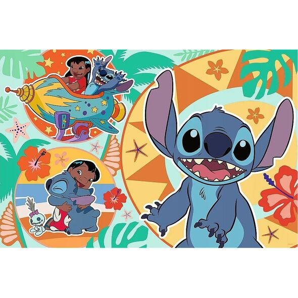 Trefl Puzzle 24el Maxi Wesoły dzień Lilo i Stitch. Lilo & Stitch 14365 Trefl 13276767 5900511143652