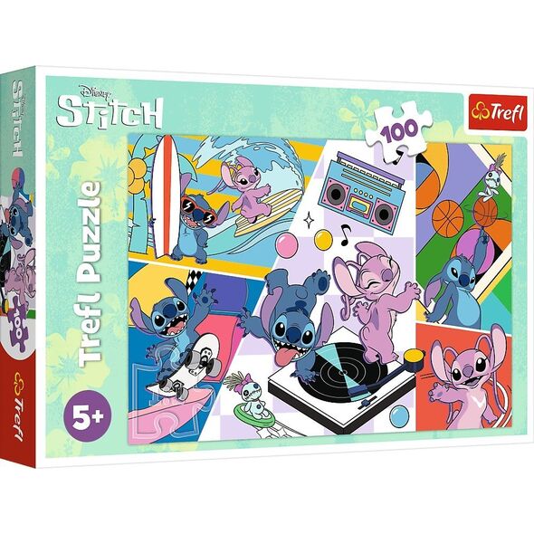 Trefl Puzzle 100el Wspomnienia Lilo i Stich 16473 Trefl 13276775 5900511164732