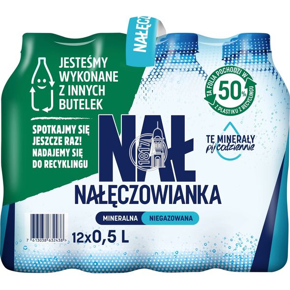 Woda Nałęczowianka Woda Nałęczowianka 0.5L niegazowana (12) 13278011 7613038632438